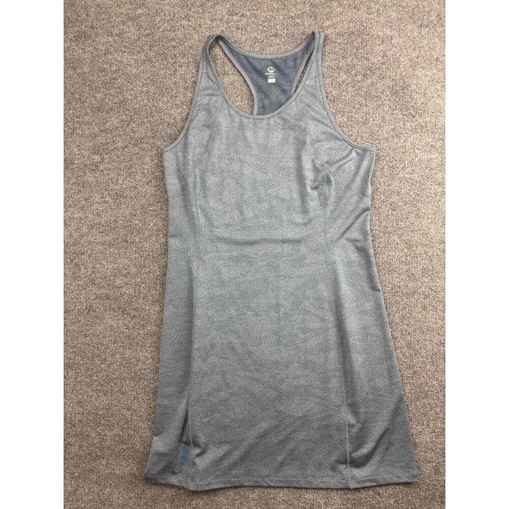 Merrell Tank‎ Dress Womens Large Gray Racerback Scoop Neck Active Travel Casual